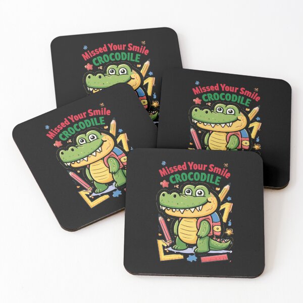 Item preview, Missed Your Smile Crocodile A Fun Design For Kids and School designed and sold by DarkRelicStudio.