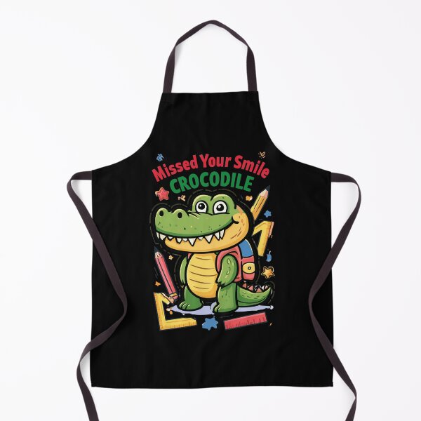 Item preview, Missed Your Smile Crocodile A Fun Design For Kids and School designed and sold by DarkRelicStudio.