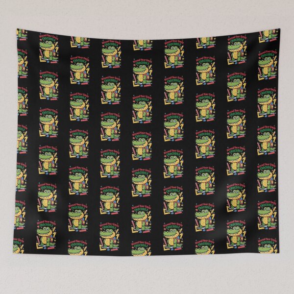 Item preview, Missed Your Smile Crocodile A Fun Design For Kids and School designed and sold by DarkRelicStudio.