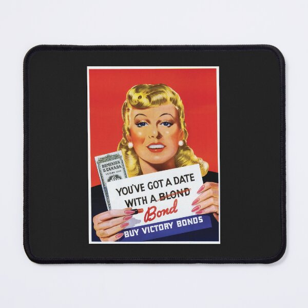 Item preview, Canadian WWII Propaganda Victory Bonds Advertisement | You've Got A Date With A Bond designed and sold by Vintage Poster Supply.