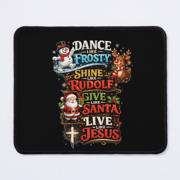 Item preview, Dance Like Frosty Shine Like Rudolf Give Like Santa Live Like Jesus | Christian Christmas designed and sold by Obinne.