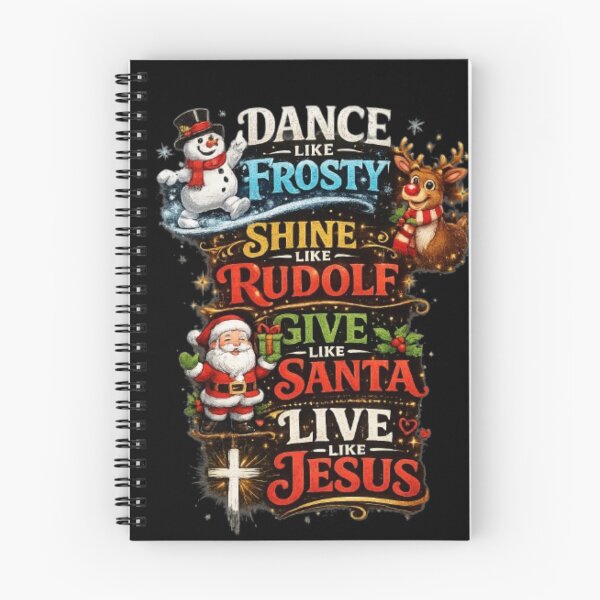 Item preview, Dance Like Frosty Shine Like Rudolf Give Like Santa Live Like Jesus | Christian Christmas designed and sold by Obinne.