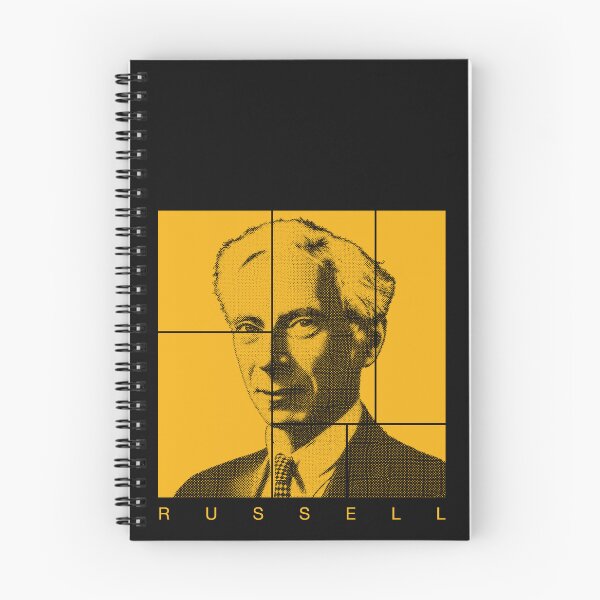 Item preview, Bertrand Russell halftone mondrian style portrait designed and sold by CMYKStudio.