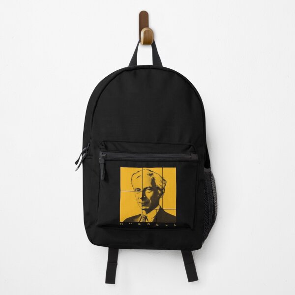 Item preview, Bertrand Russell halftone mondrian style portrait designed and sold by CMYKStudio.