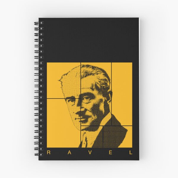 Item preview, Maurce Ravel halftone mondrian style portrait designed and sold by CMYKStudio.
