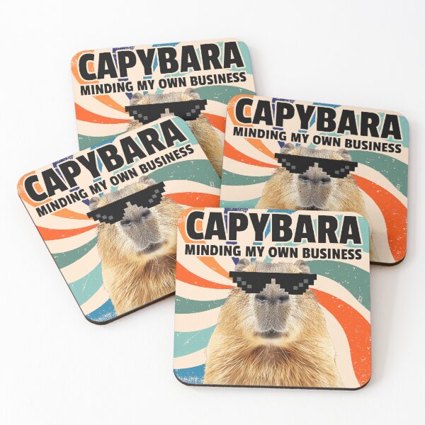 Item preview, Capybara Minding My Own Business designed and sold by hppkoala_am.