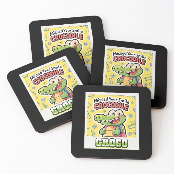 Item preview, Missed Your Smile Crocodile A Fun Design For Kids and School designed and sold by DarkRelicStudio.