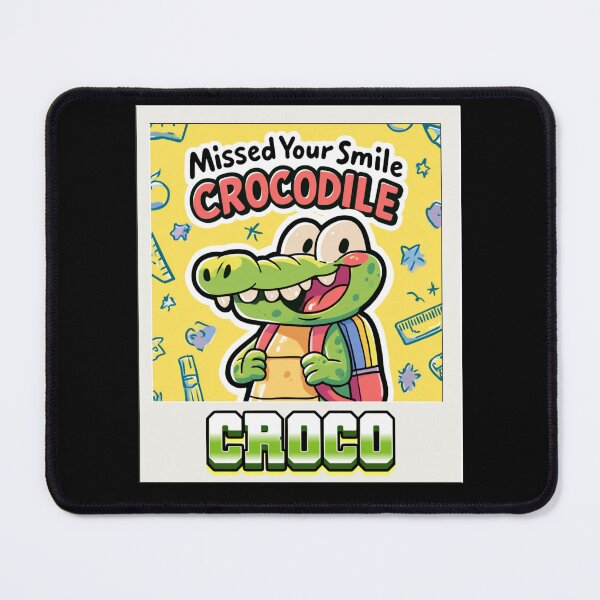 Item preview, Missed Your Smile Crocodile A Fun Design For Kids and School designed and sold by DarkRelicStudio.