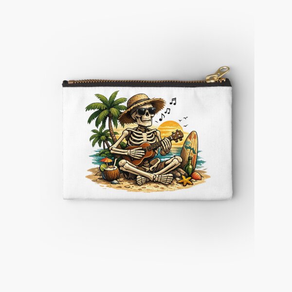 Item preview, Skeleton Playing Guitar on the Beach PNG, designed and sold by Wonza22yara.