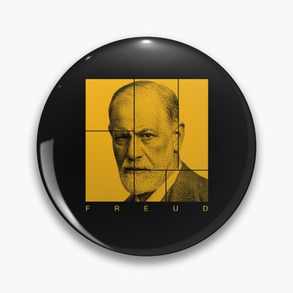 Item preview, Sigmund Freud halftone mondrian style portrait designed and sold by CMYKStudio.