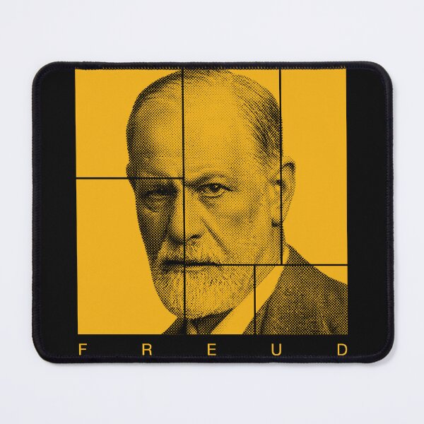 Item preview, Sigmund Freud halftone mondrian style portrait designed and sold by CMYKStudio.