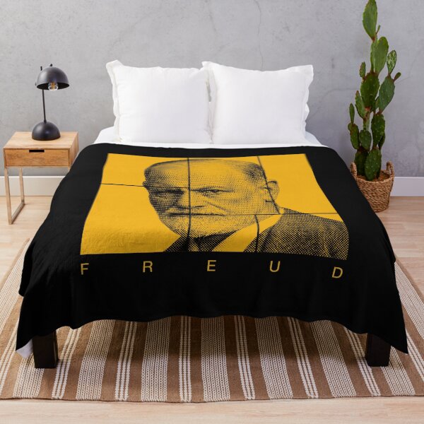 Item preview, Sigmund Freud halftone mondrian style portrait designed and sold by CMYKStudio.