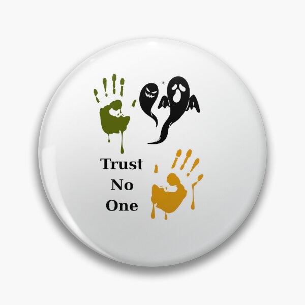 Item preview, Trust No One Spooky Ghost Horror Graphic designed and sold by Funnygiftsstudio .