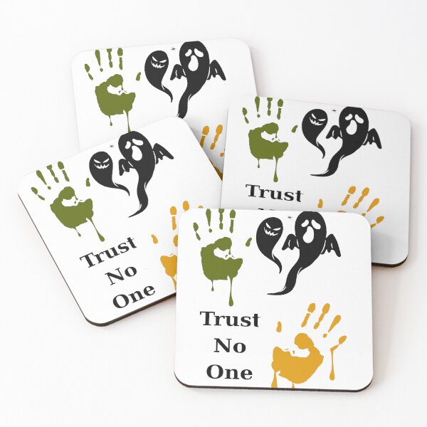 Item preview, Trust No One Spooky Ghost Horror Graphic designed and sold by MariaPCMaria.