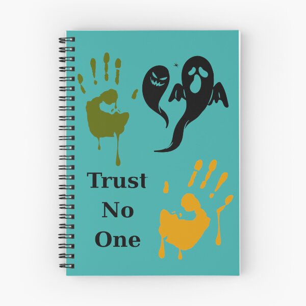 Item preview, Trust No One Spooky Ghost Horror Graphic designed and sold by Funnygiftsstudio .