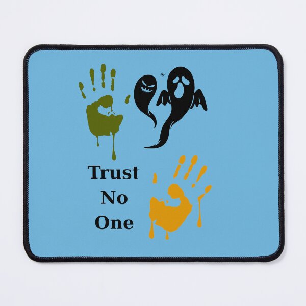 Item preview, Trust No One Spooky Ghost Horror Graphic designed and sold by MariaPCMaria.