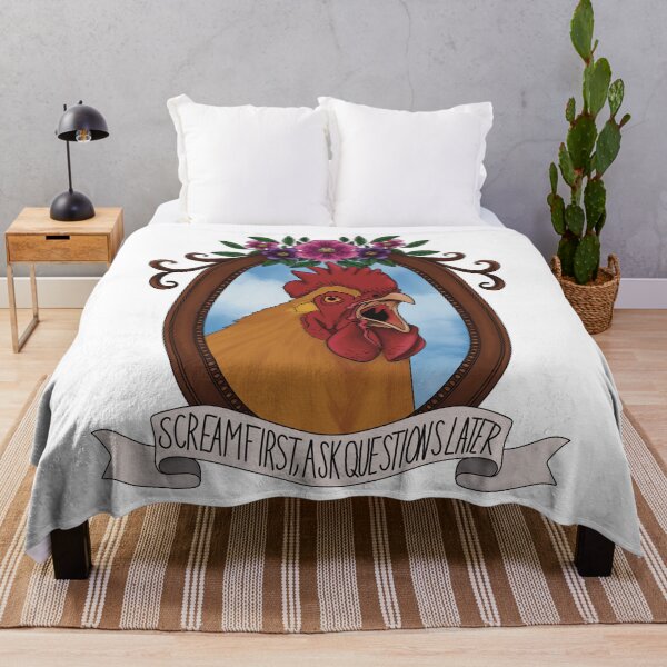 Item preview, Scream First, Ask Questions Later  designed and sold by Kimberly Bone.
