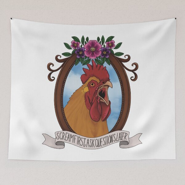Item preview, Scream First, Ask Questions Later  designed and sold by Kimberly Bone.