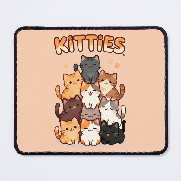 Item preview, Cute Cute Kitties Stack - Kawaii Cats & Kittens Cute Animal Pattern designed and sold by BLUESKY11a.