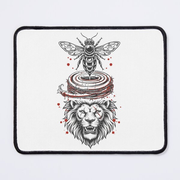 Item preview, Bee, Barbed Crown, Lion Tee v2 designed and sold by DarylWelsh2024.