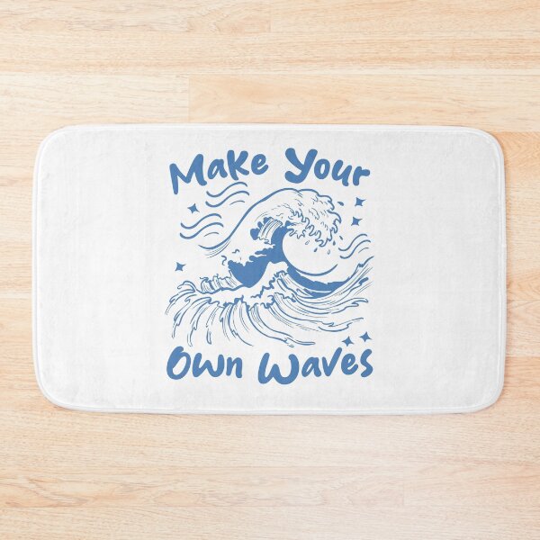 Item preview, Make Your Own Waves – Blue Ocean Crashing Wave Design designed and sold by THROUGH-LIFE.