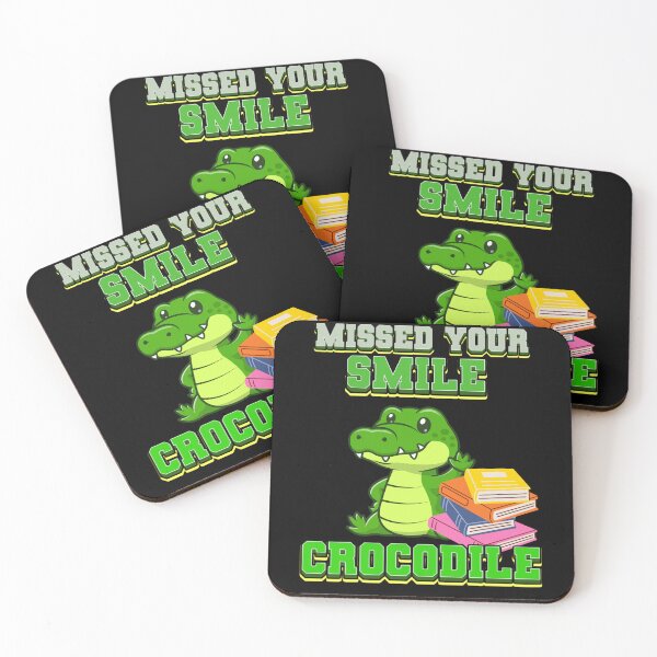 Item preview, Missed Your Smile Crocodile A Fun Design For Kids and School designed and sold by DarkRelicStudio.