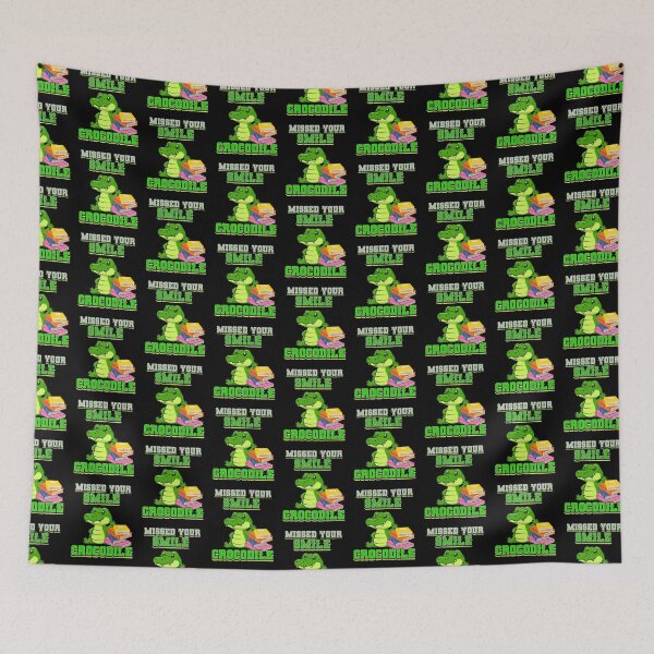 Item preview, Missed Your Smile Crocodile A Fun Design For Kids and School designed and sold by DarkRelicStudio.