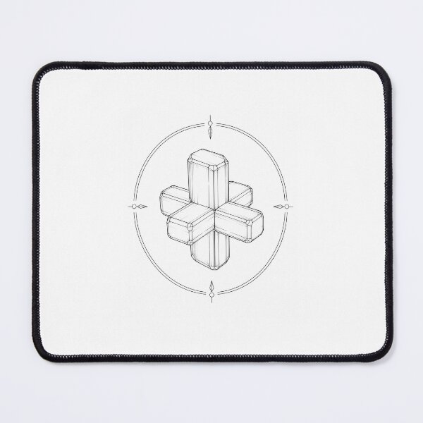 Item preview, Anglesite Emblem | Minimal Nordic Mineral Illustration designed and sold by Norvian.