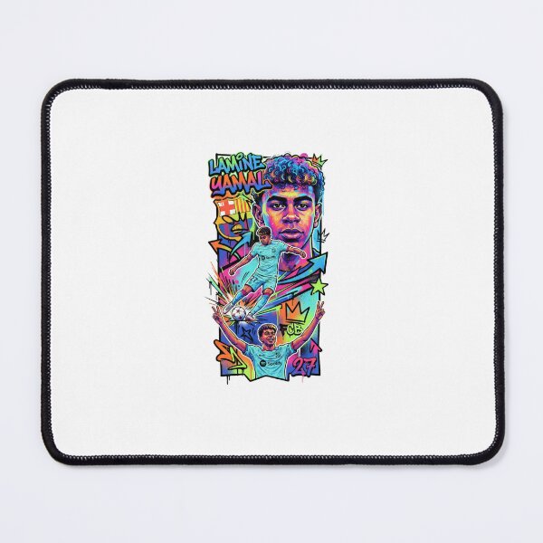 Item preview, Lamine Yamal Neon Graffiti Art designed and sold by annaarthk.