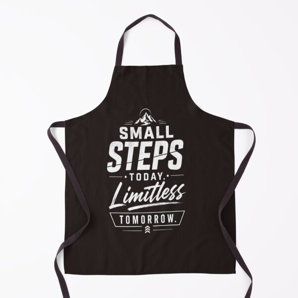 Item preview, Small Steps Today Limitless Tomorrow Motivational Typography Design designed and sold by v6ziix.