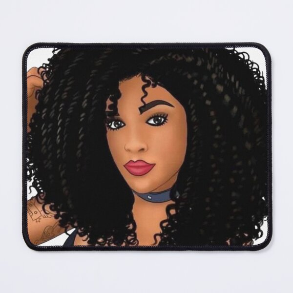 Item preview, Melanin Queen Natural Hair Portrait designed and sold by LC&LCPlatform.