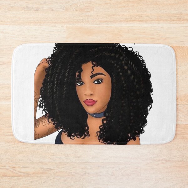 Item preview, Melanin Queen Natural Hair Portrait  designed and sold by LC&LCPlatform.