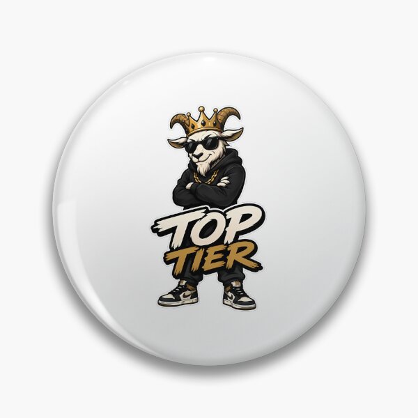 Item preview, Top Tier Goat King Streetwear Cartoon – Urban Sneaker Hype Design designed and sold by Aesthicer.