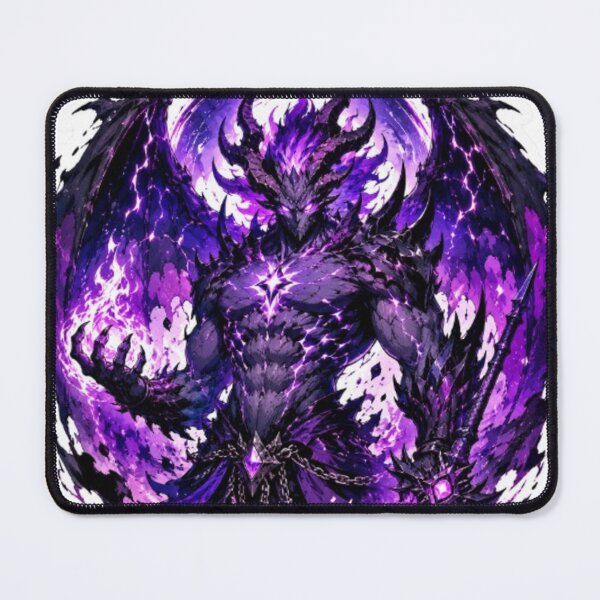 Item preview, Void Dragon Demon Warrior Sticker | Dark Fantasy Anime Style designed and sold by MeowLoka ⭐⭐⭐⭐.