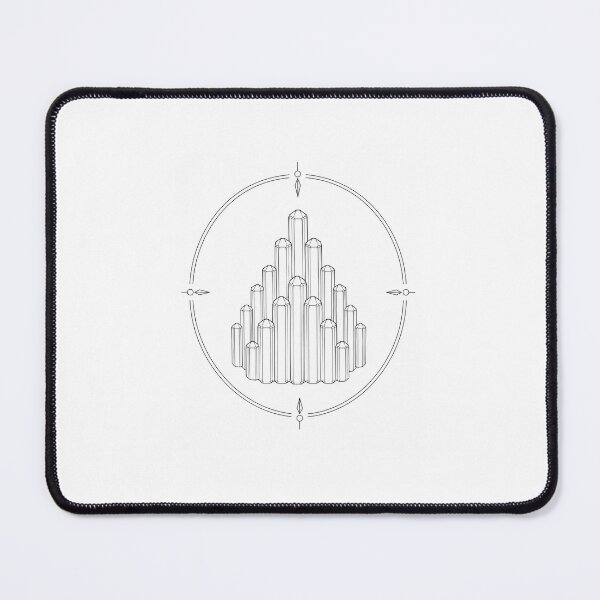 Item preview, Descloizite Emblem | Minimal Nordic Mineral Illustration designed and sold by Norvian.