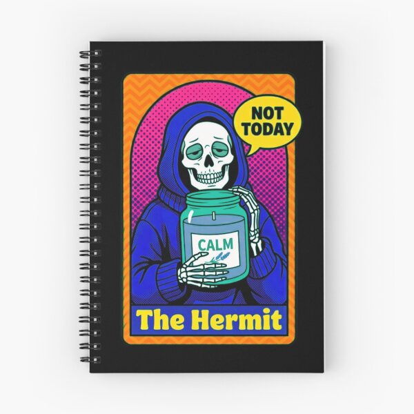 Item preview, Funny Tarot Skeleton - The Hermit designed and sold by Travelslightly.