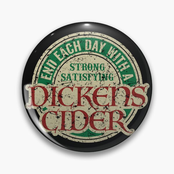Item preview, Dickens Cider Graphic | Funny Pun Vintage Distressed Design | Humorous Retro Cider Lover Artwork designed and sold by SimpleVibeStudios.