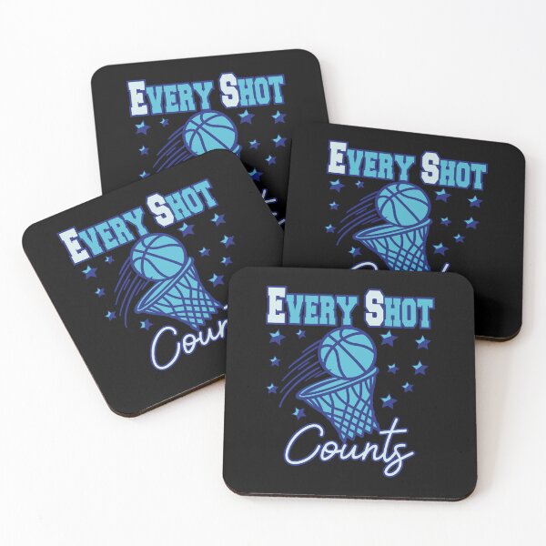 Item preview,  Every Shot Counts – Teal & Navy Varsity Basketball Design designed and sold by THROUGH-LIFE.