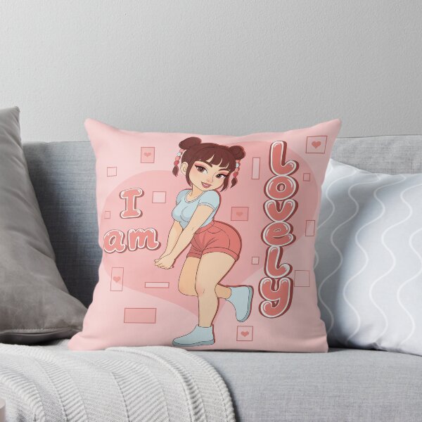 Item preview, I Am Lovely – Cute Kawaii Girl in Pink designed and sold by IMYNO.