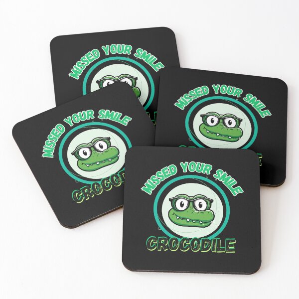 Item preview, Missed Your Smile Crocodile A Fun Design For Kids and School designed and sold by DarkRelicStudio.