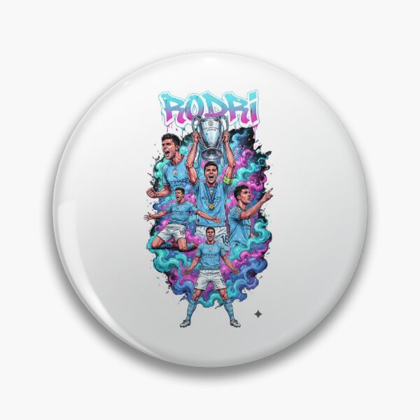 Item preview, Rodri Manchester City Champions League Winner Graffiti Art designed and sold by annaarthk.