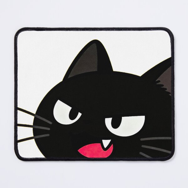 Item preview, Cute Mischievous Black Cat Cartoon designed and sold by galiatmatamu1.