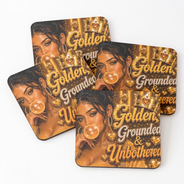 Item preview, Golden, Grounded unbothered  designed and sold by HouseofMarlow.