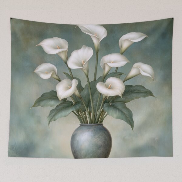 Item preview, Alabaster Symphony in Slate Blue designed and sold by bloorose.