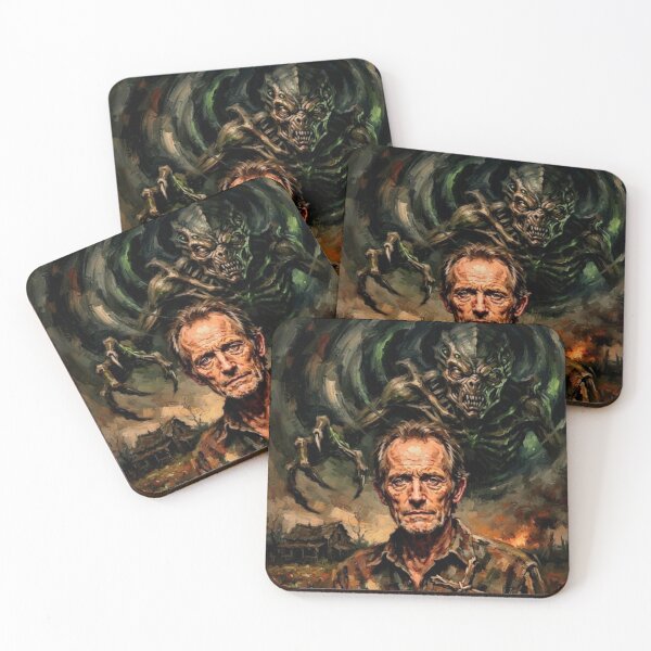 Item preview, Pumpkinhead Cult Horror Fine Art Tribute designed and sold by Art's Diner.