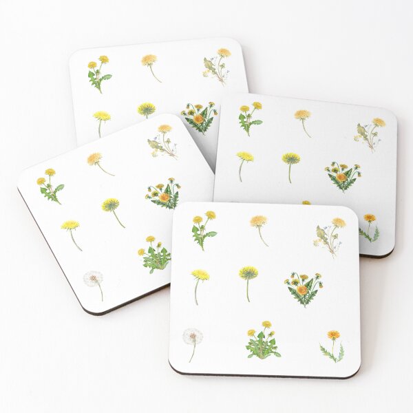 Item preview, Watercolor Blooming Dandelion Flowers   designed and sold by silviaol.