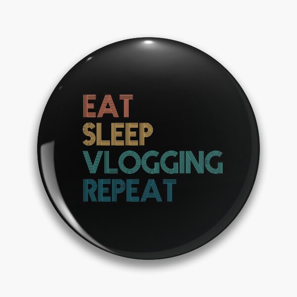 Item preview, Eat Sleep Vlogging Repeat - Gift For Vlogging Fans designed and sold by kindxinn.