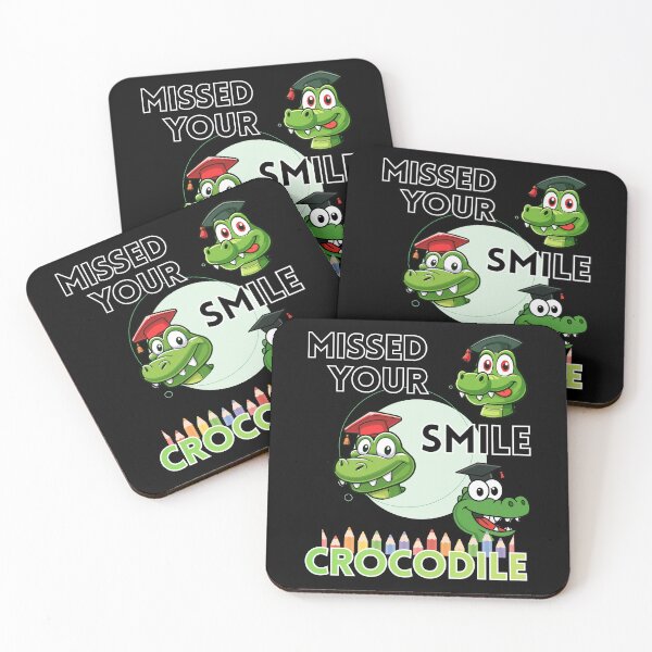 Item preview, Missed Your Smile Crocodile A Fun Design For Kids and School designed and sold by DarkRelicStudio.