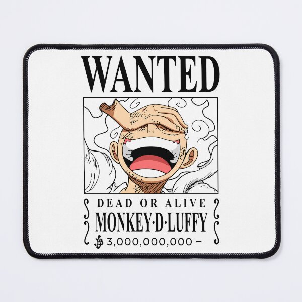 Item preview, One Piece - Monkey D Luffy - Gear 5 - Sun God Nika - Wanted Dead Or Alive designed and sold by a2ungugu.
