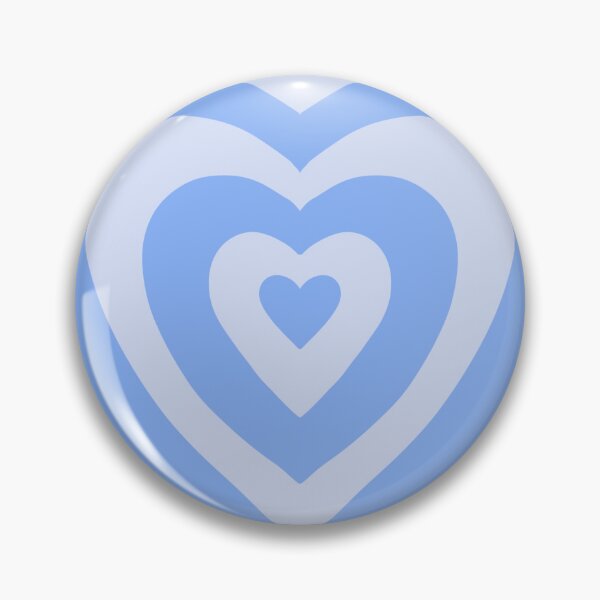 Item preview, Blue Retro Heart designed and sold by illuminarydesigns.